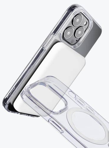 Puro iPhone 14 Pro, Lite Mag cover, Gennemsigtig