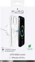 Puro iPhone 14 Pro, Lite Mag cover, Gennemsigtig