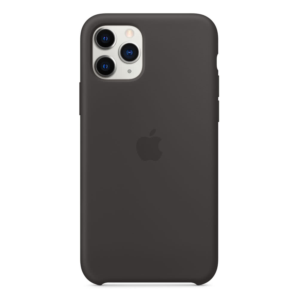 APPLE SILICONE CASE (IPHONE 11 PRO BLACK)