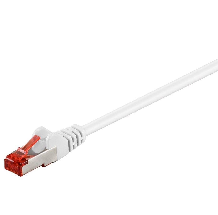 CAT 6 patch cable S/FTP (PiMF) white