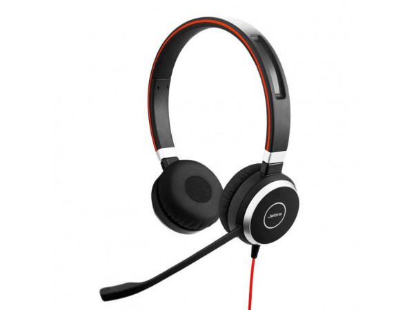 JABRA EVOLVE 40 MS Stereo USB Headband 6399-823-109  Noise cancelling USB connector with mute-button and volume control on the cord