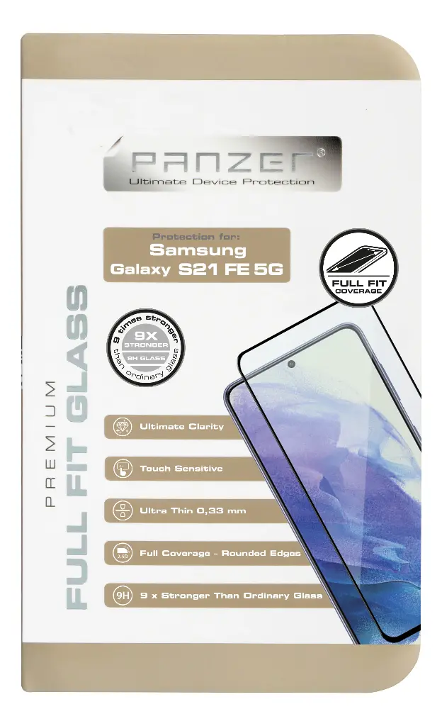 Panzer Galaxy S21 FE Full-Fit Sort