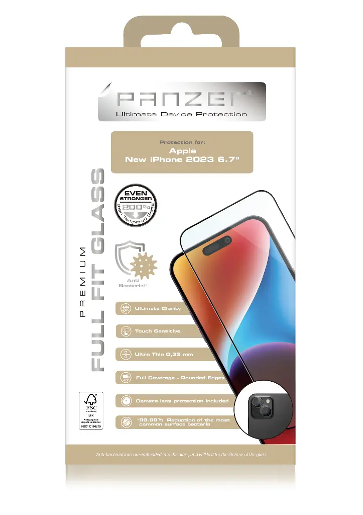 Panzer iPhone 15 Plus Full-Fit