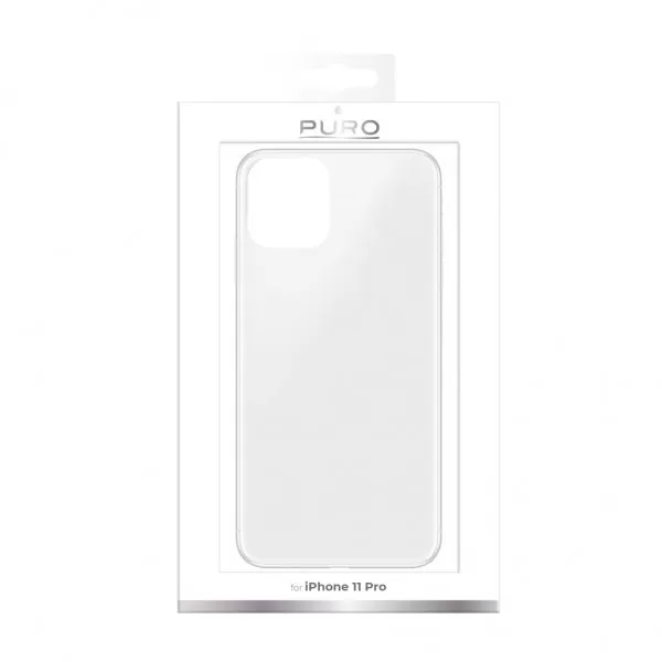 Puro 0.3 Nude Cover til iPhone 11 Pro - Gennemsigtig