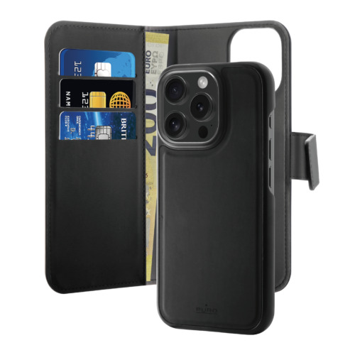 Puro iPhone 16 Plus 2-i-1 Wallet Sort