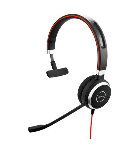 [5706991017038] JABRA EVOLVE 40 MS Mono USB Headband Noise cancelling USB connector with mute-button and volume control on the cord
