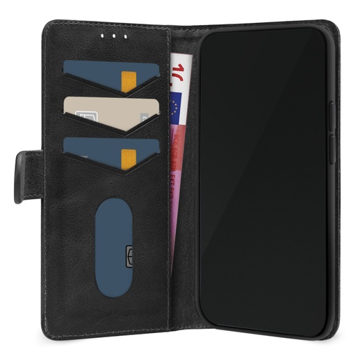 [8718256996009] Mobilize Premium Gelly Wallet Book Case Apple iPhone 15 Pro Max Black