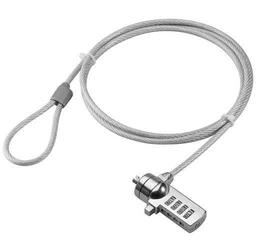 [4040849930386] Notebook wire lock with combination lock