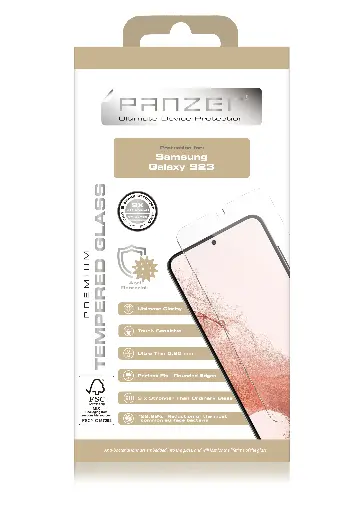 [5706470142510] Panzer Galaxy S23 Full-fit Glass Black