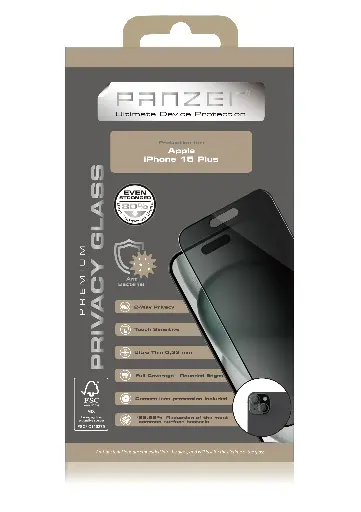 [7333048062451] Panzer iPhone 15 Plus Privacy Full-fit
