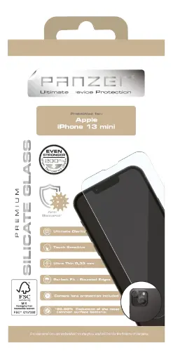 [5706470127852] Panzer Tempered Glass Full-Fit  iPhone 13 Mini - Clear