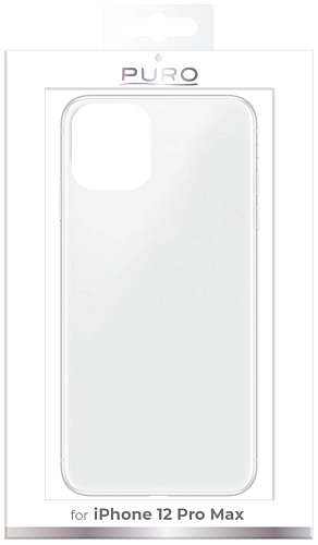 [8033830296208] Puro 0.3 Nude Cover til iPhone 12 Pro Max - Gennemsigtig