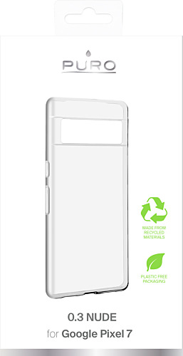 [8018417436901] Puro 0.3 Nude Cover til Google Pixel 7  Gennemsigtig