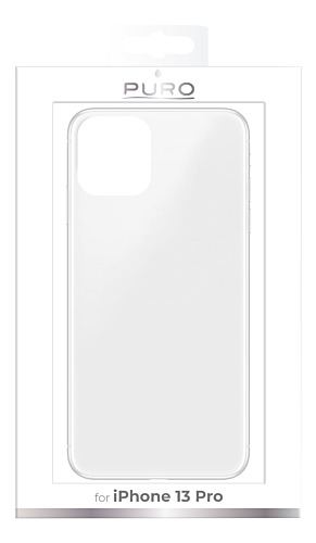 [8033830303708] Puro 0.3 Nude Cover til iPhone 13 Pro - Gennemsigtig