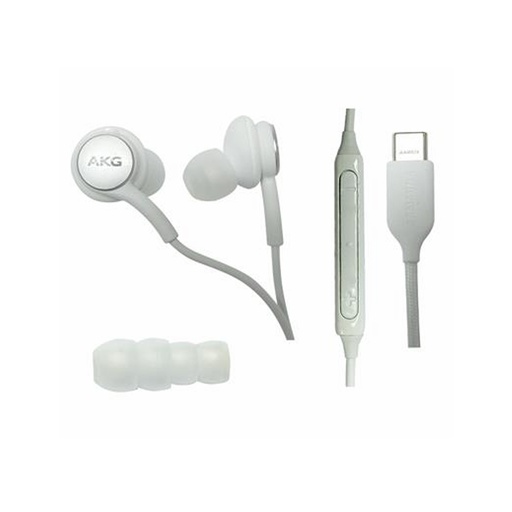 [121421] Samsung - Original AKG In-Ear Typ C Headset - White