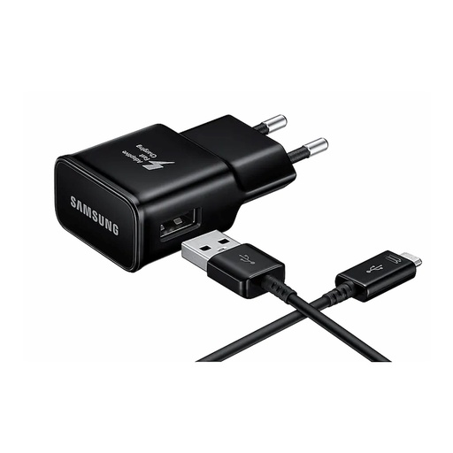 [121608] Samsung Adaptive Fast Charger EP-TA200EBE Med USB-C Ladekabel
