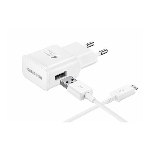 [120741] Samsung oplader med USB-C ladekabel 2A (15W)  EP-TA200 Hvid