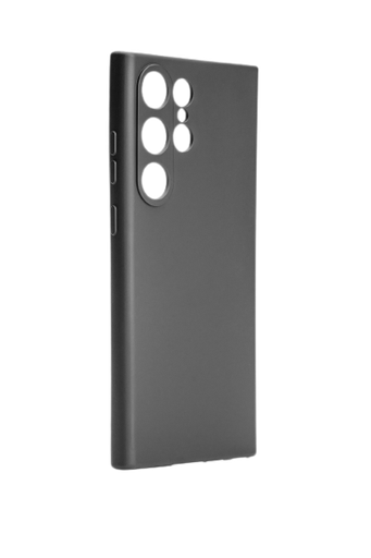 [823439] Silikone Cover til Galaxy S24 Ultra Sort