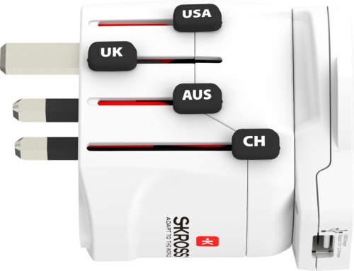 [7640166323532] sKross Pro World Adapter sæt Med USB