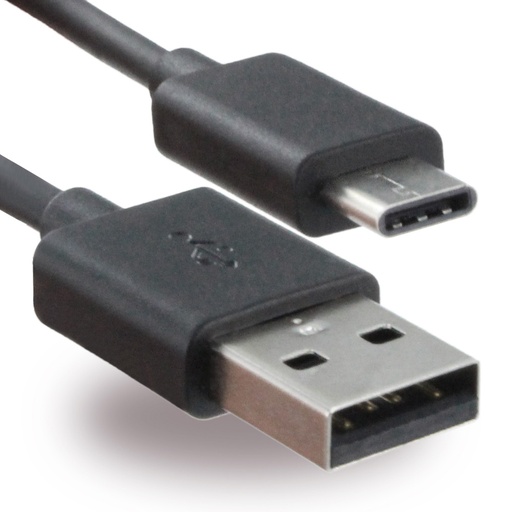 [823253] USB-C USB-A kabel  2 Meter - Sort
