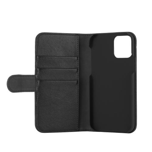 [5706470120655] Essentials iPhone 12 / 12 Pro PU Wallet Sort