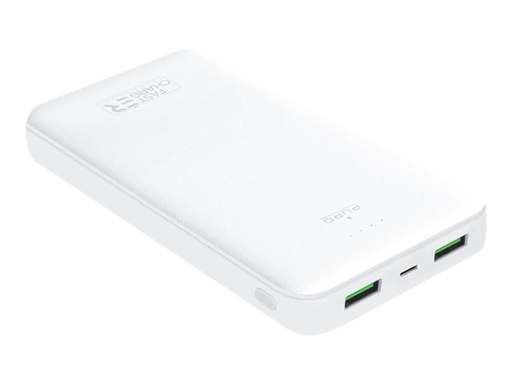 Puro Powerbank 20000 Mah 12 Watt 2 4 A Fast Charge 3 Output Stikforbindelser 2 X Usb 24 Pin Usb C Hvid
